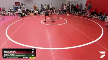 142 lbs Round 4 (6 Team) - David Mora, Panhandle Regional Training Center vs Chase Yancey, Spartan Mat Club