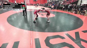 106 lbs Cons. Round 2 - Anand Verma, LIBERTYVILLE vs Cooper McElroy, TUTTLE (OK)