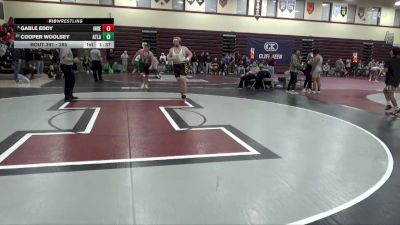 285 lbs Round 2 - Gable Eddy, Independence vs Cooper Woolsey, Atlantic