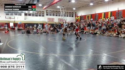 High School - 132 lbs Consolation Round 2 - Andrew Gonzalez, Morris Hills vs Morgan Torres, Watchung Hills