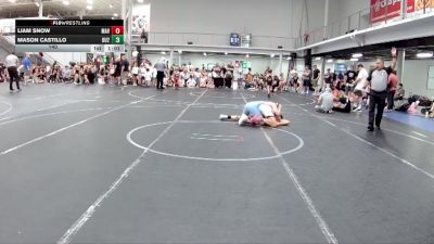 140 lbs Round 4 (6 Team) - Liam Snow, Mavericks vs Mason Castillo, Upstate Uprising 2.0