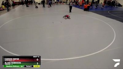 45 lbs Finals (8 Team) - Blake Robinson, TMBWWG vs Carson Defoe, Little Falls