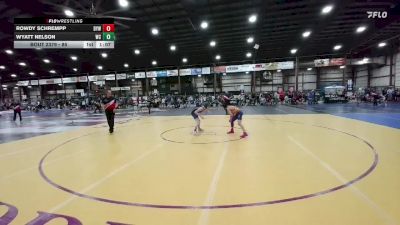 85 lbs Quarterfinal - Wyatt Nelson, West Central vs Rowdy Schrempp, Dupree Youth Wrestling