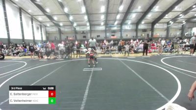 49 lbs 3rd Place - Easton Saltenberger, Patriot Mat Club vs Colter Veitenheimer, Askeo International Mat Club