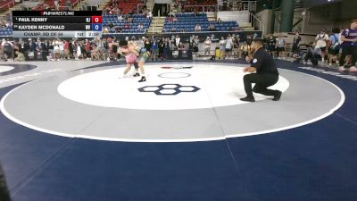 132 lbs Champ. Rd Of 64 - Paul Kenny, New Jersey vs Kayden McDonald, West Virginia