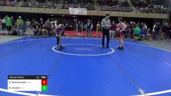 105 lbs Quarterfinal - Quin Greenstreet, Pasadena vs Matthew Shafer, Factoryville