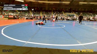 76 lbs Quarterfinal - Julian Lawrence, Steel Valley Renegades vs Tate Russell, ReZults Wrestling