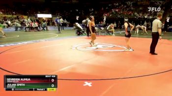 140 Class 2 lbs Quarterfinal - Sevreign Aumua, Grain Valley vs Julian Smith, Ritenour