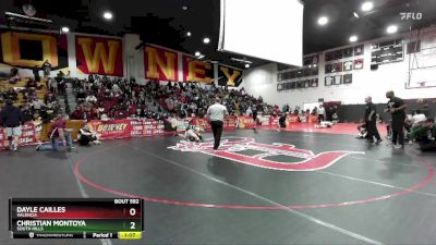 113 lbs Semifinal - Dayle Cailles, Valencia vs Christian Montoya, South Hills