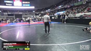 7A 165 lbs Semifinal - Brock Fields, Huntsville vs Charlie Buttiker, Hewitt-Trussville