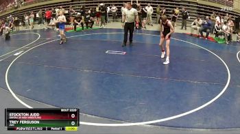 99 lbs Cons. Round 3 - Trey Ferguson, JWC vs Stockton Judd, Uintah Jr High Wrestling