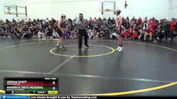 Round 1 - Joshua Scott, New Hampton vs Maverick Dietz-McDonald, Nashua-Plainfield