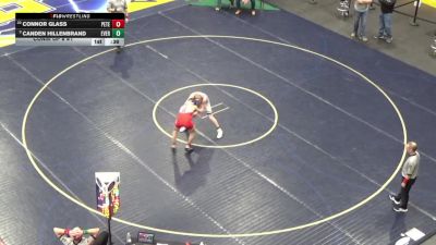 132 lbs Consi Of 8 #1 - Connor Glass, Peters Twp vs Canden Hillenbrand, Everett