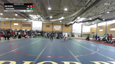 120 lbs Quarterfinal - Irie Byers, North Kingstown vs Kate Egan, Scituate