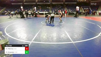 144 lbs Quarterfinal - Harry Marino, Conard vs Dan Greaney, Leominster