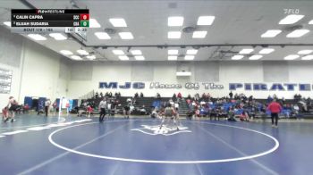 165 lbs Cons. Semi - Elijah Sudaria, Chabot College vs Calin Capra, Sacramento City College