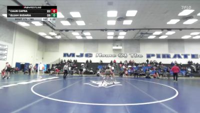 165 lbs Cons. Semi - Elijah Sudaria, Chabot College vs Calin Capra, Sacramento City College