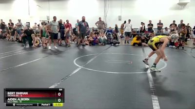 84 lbs Round 3 (4 Team) - Bert Dhiman, Validus WC vs Aiden Alborn, Killa Bees