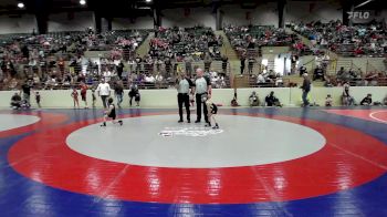 40 lbs Quarterfinal - Hudson Massey, John Wayne Corcoran Wrestling Association vs Attley Stevens, Lassiter Jr Trojans Wrestling Club