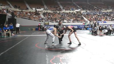 154-D1 3rd Place Match - Jazlene Wyatt, Sunnyside High School vs Ellie Garza, Sandra Day O`Connor High School