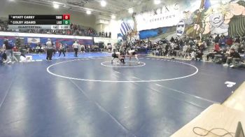 113 lbs Semifinal - Wyatt Carey, Timberlake vs Colby Adams, Lakeland