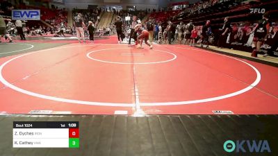 126 lbs Semifinal - Zan'e Dyches, IRONMEN Wrestling Club vs Ki'Morah Cathey, HURRICANE WRESTLING ACADEMY