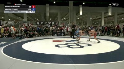 61 lbs Cons. Round 1 - Aidan Hernandez, Gold Rush Wrestling vs Kenton Cooke, Anchorage Youth Wrestling Academy