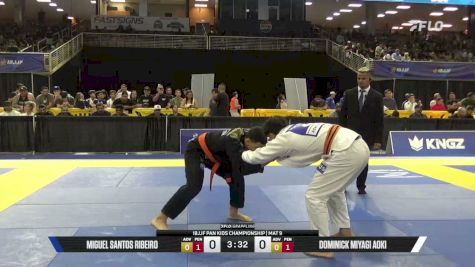 Miguel Santos Ribeiro vs Dominick Miyagi Aoki 2026 Pan Kids Jiu-Jitsu IBJJF Championship