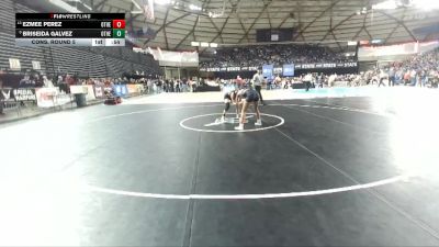 Girls 2A 120 lbs Cons. Round 5 - Ezmee Perez, Othello (Girls) vs Briseida Galvez, Othello (Girls)