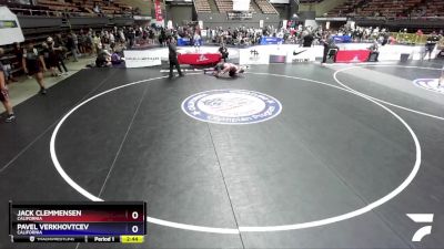 125 lbs Cons. Round 3 - Jack Clemmensen, California vs Pavel Verkhovtcev, California