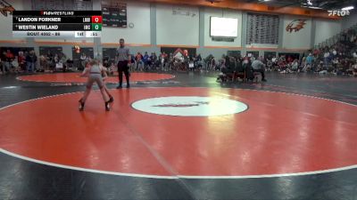 86 lbs Cons. Semi - Westin Wieland, Indee Mat Club vs Landon Forkner, LMWC