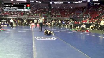 3A-120 lbs Champ. Round 1 - Trace Rial, Fort Dodge vs Joshua Saavedra, Mason City