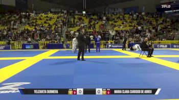 Maria Clara Cardoso De Abreu vs Yelizaveta Durnieva 2025 World Jiu-Jitsu IBJJF Championship