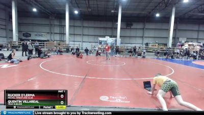 58 lbs Quarterfinal - Quentin Villareal, Team Sublime vs Rucker D`Lerma, McCall Wrestling Club