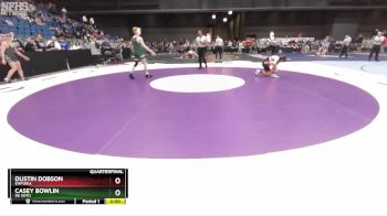 5A-150 lbs Quarterfinal - Casey Bowlin, De Soto vs Dustin Dobson, Emporia
