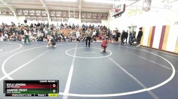 126 lbs Champ. Round 1 - Kyla Lemora, Red Mountain vs Harper Frost, Mica Mountain