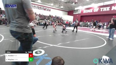 83 lbs Rr Rnd 1 - Leland Holden, Ponca City Wildcat Wrestling vs Jace Maples, Cushing Tigers