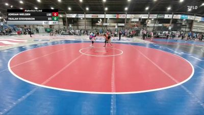 130 lbs Cons. Round 2 - Jordan Nielsen, Lander Legacy Wrestling Club vs Tealah Stevenson, Newcastle Fall Guys