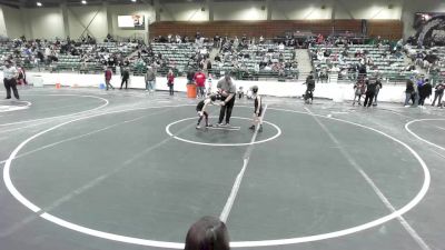 46 lbs Consi Of 8 #2 - Cooper Bradford, Run To Danger vs Dakota Owings, Atos Lake Tahoe Wrestling