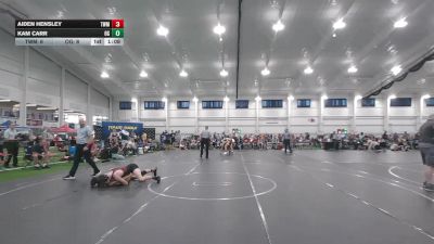 120 lbs Round 3 (4 Team) - Aiden Hensley, The Wrestling Mill vs Kam Carr, Ohio Gold