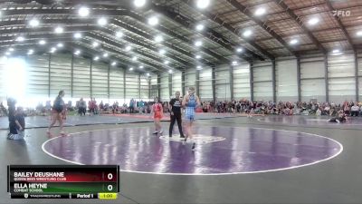 85 lbs Round 3 - Ella Heyne, Combat School vs Bailey Deushane, Queen Bees Wrestling Club