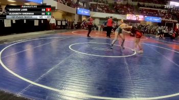 140 lbs 1st Place Match - Elizabeth Sherman, Darkhorse Wrestling Club vs Madison Lamb, Glasgow Wrestling Club