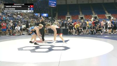175 lbs Cons. Rd Of 32 - Brock Armstrong, Idaho vs Cale Nedens, Montana