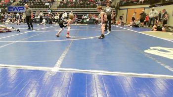 67 lbs 3rd Place - Casin Gurrea, OKC Saints Wrestling vs Frankie Robertson, Hennessey Takedown Club