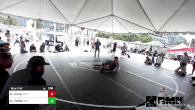 150 lbs Consi Of 16 #1 - Raymond Rosas, Eastvale Elite vs Dylan Rocha, Chino Hills WC