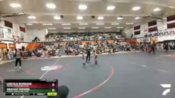 53 lbs Cons. Round 2 - Lincoln Burbank, Powell Wrestling Club vs Graham Wenzel, Powell Wrestling Club