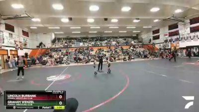 53 lbs Cons. Round 2 - Lincoln Burbank, Powell Wrestling Club vs Graham Wenzel, Powell Wrestling Club