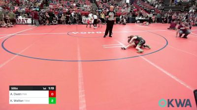 56 lbs Rr Rnd 3 - Abby Owen, Perry Wrestling Academy vs Kaygan Walton, Tironook Wrestling