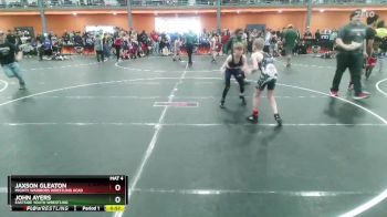 80 lbs Cons. Round 3 - Jaxson Gleaton, Mighty Warriors Wrestling Acad vs John Ayers, Eastside Youth Wrestling