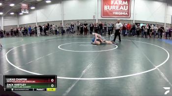 106 lbs Champ. Round 1 - Lukas Chaffin, Smith Mountain Lake Wrestling vs Zack Hartley, Impact Wrestling Academy